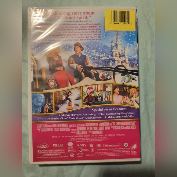 NWT The Swan Princess Christmas (DVD, 2012) - Picture 2 of 2